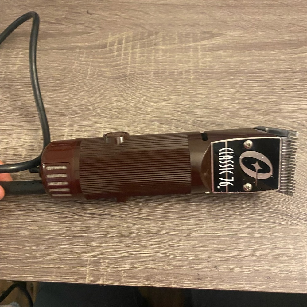 Oster Corded Hair Clipper in Dark Brown with Chrome Blade